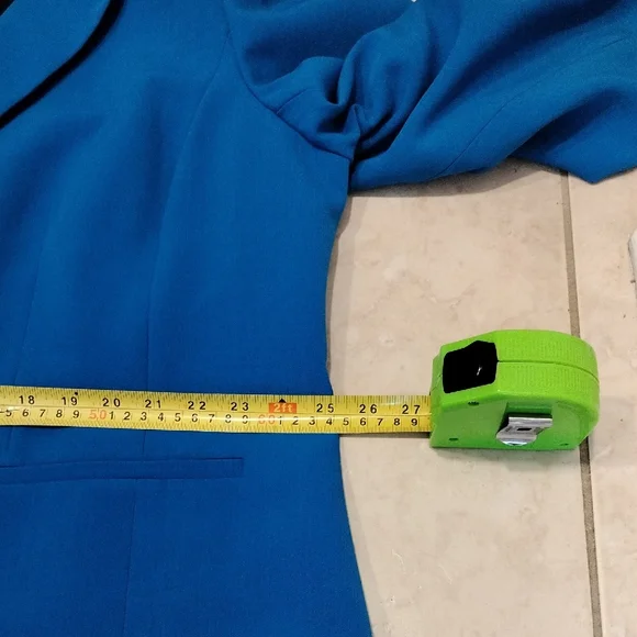 Vintage Plus Size Jones Studio Vibrant Blue Blazer - Picture 6 of 9